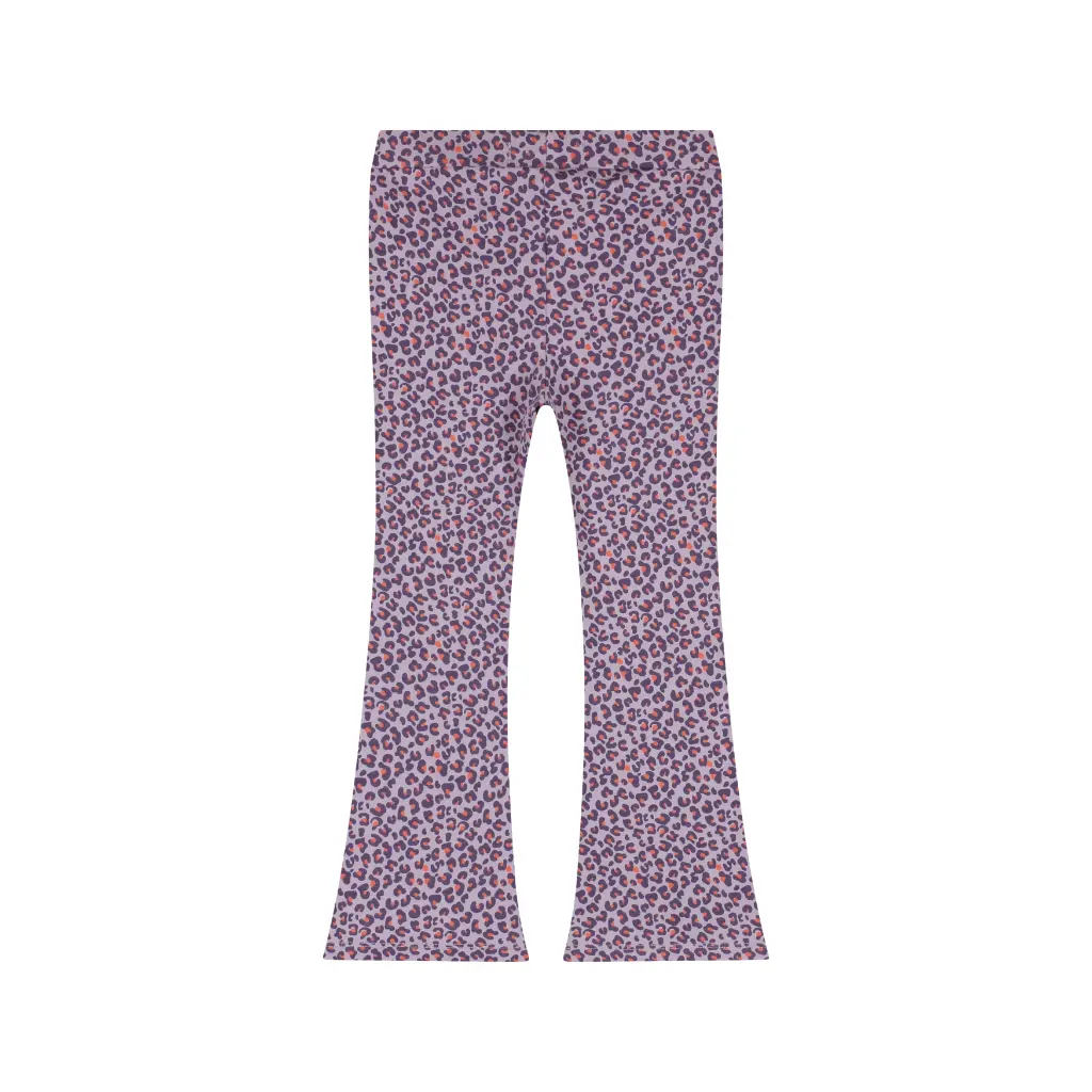 Stains & Stories - Legging évasé Léopard - Lila - Fille