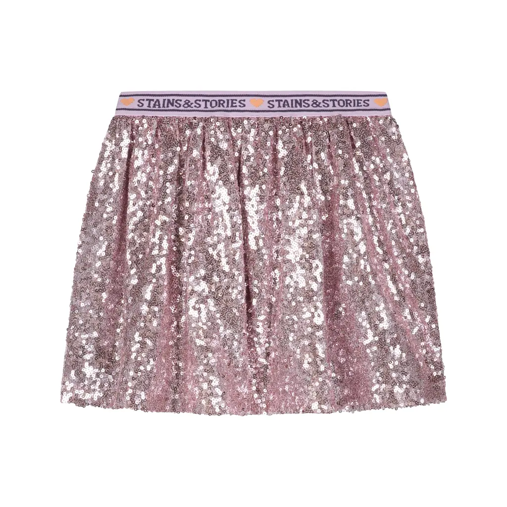 Stains & Stories - Jupe à paillettes - Lila - Fille
