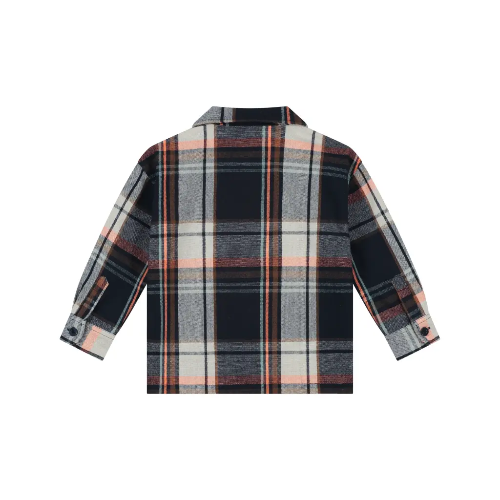 Stains & Stories - Chemise à carreaux - Indigo - Garçon