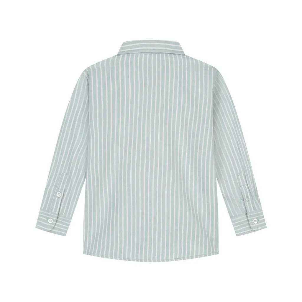 Stains & Stories - Chemise à lignes - Sky - Garçon