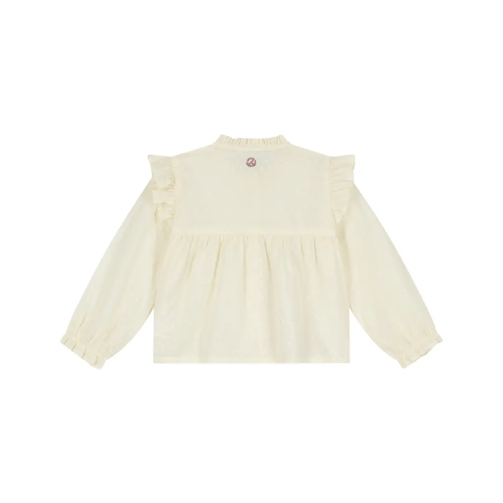 Stains & Stories - Blouse à volants - Cream - Fille