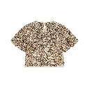 Stains & Stories - Blouse à courtes manches à paillettes - Gold - Fille