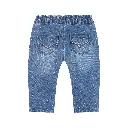 Babyface - Pantalon Jeans à pois - Medium blue denim - Fille