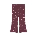 Babyface - Pantalon legging évasé lapins - Bordeau - Fille