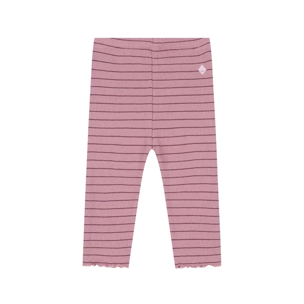 Babyface - Pantalon legging à lignes - Rosewood - Fille
