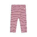 Babyface - Pantalon legging à lignes - Rosewood - Fille
