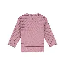 Babyface - T-shirt à manches longues ligné - Rosewood - Fille