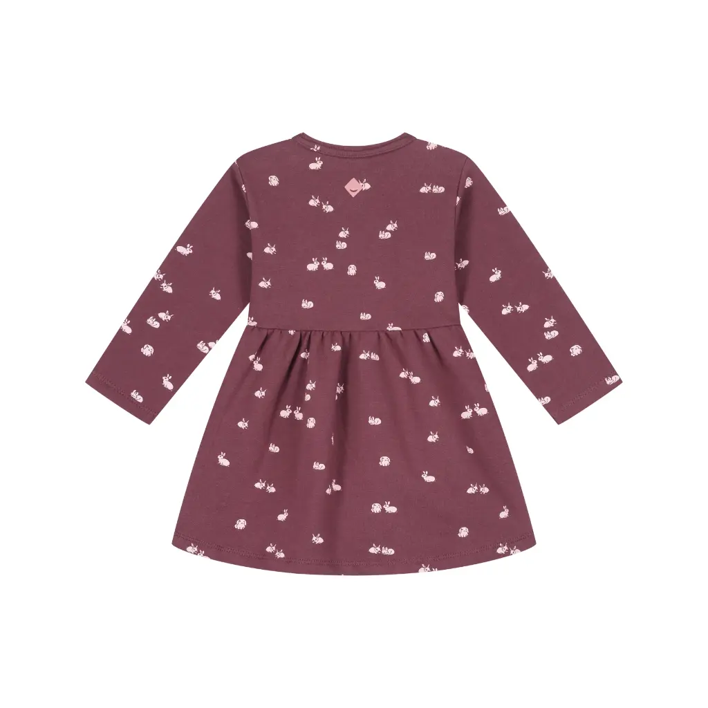Babyface - Robe lapins - Bordeau - Fille