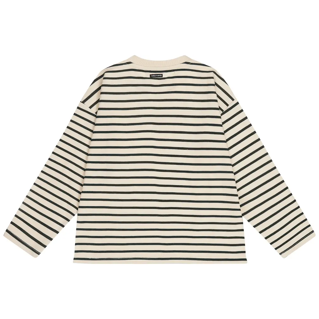 Tumble'n Dry - Sweatshirt garçon -  Smiley ligné