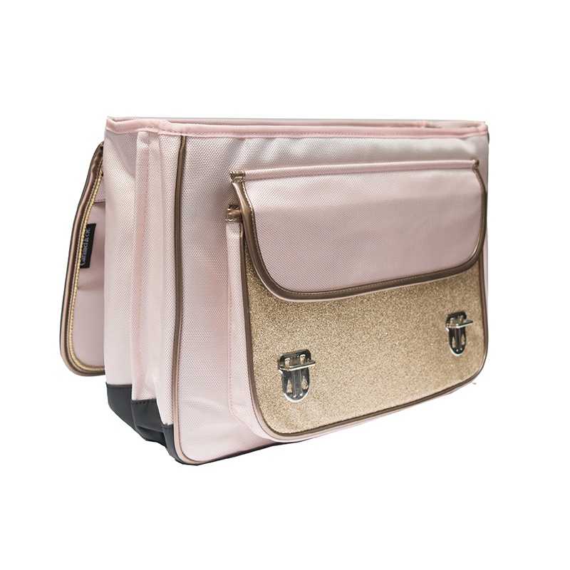 Caramel &amp; Cie - Cartable moyen - Libellule rose