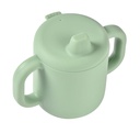 Beaba - Tasse d'apprentissage en silicone 170 ml - 8m + - Vert