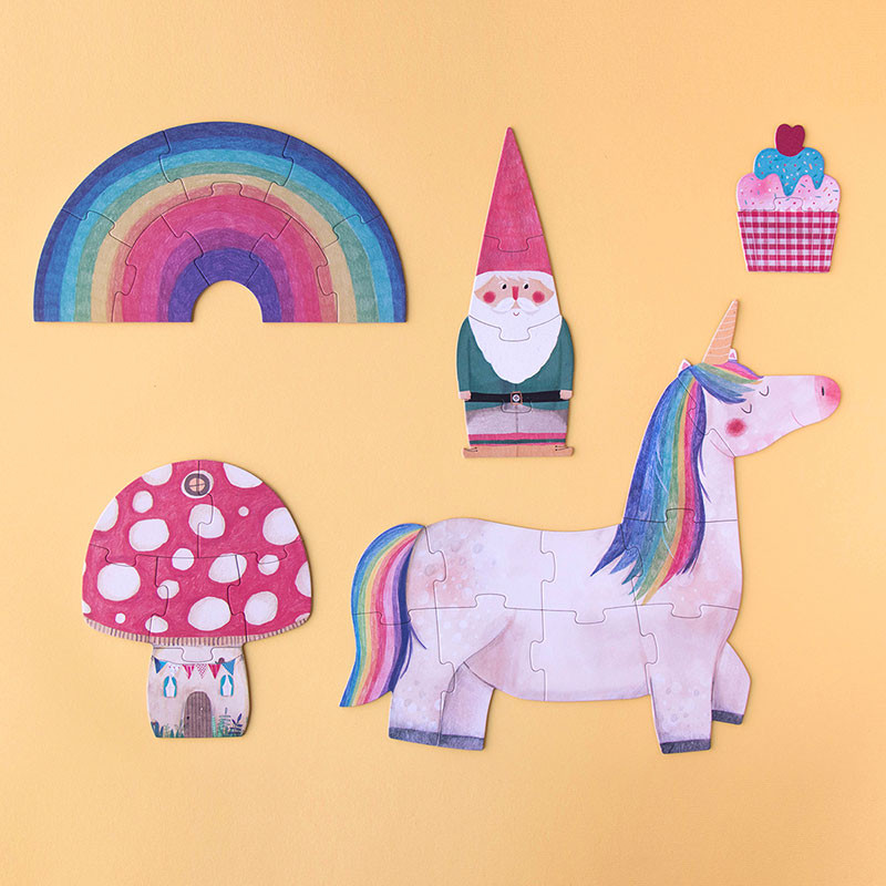 Londji - Puzzles 2 à 10p. - Happy Birthday Unicorn !