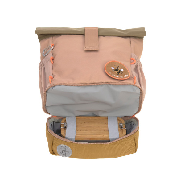 Lassig - Sac à dos enfant Rolltop - Nature / brun