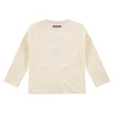 BABYFACE - T-shirt longues manches fille - Creme (avec motif perroquet)