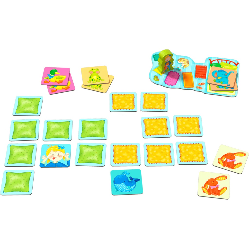 HABA - Jeu Froggie Avec Nénuphars Multicolores - 3 ans +