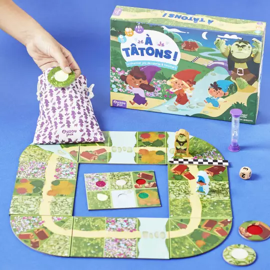 Auzou - Jeu de course À tâtons ! 4 ans +