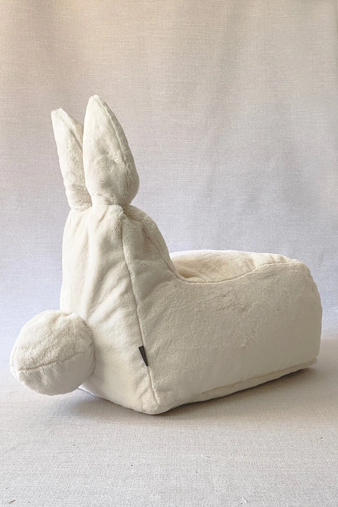 Scandinavian Stories - Pouf Bunny S Fourrure - Gris