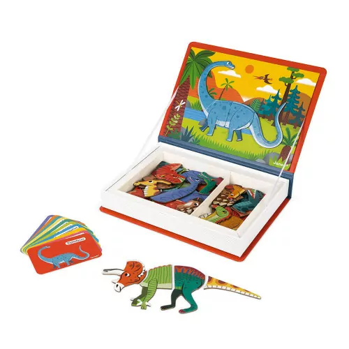 Janod - Magnéti'book Dinosaures - 3 à 8 ans