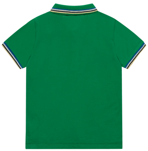 STAIN & STORIES (BY BABYFACE) - Polo vert pour garçon