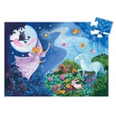 DJECO - Puzzle La fée et la licorne 36 pcs - 4 ans +