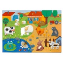 DJECO - Puzzle géant Tactilo 12+8 pcs - 3 ans +