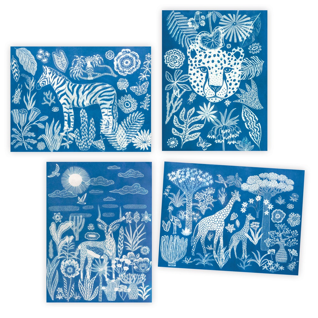 DJECO - Cyanotype - Savane nocturne - 7 ans +