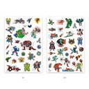 DJECO - Lot de 50 tatouages - Plume color - 3 ans +