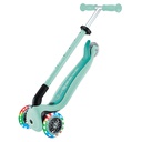 GLOBBER - Trottinette évolutive Go Up Active Lights - Mint - Pliage