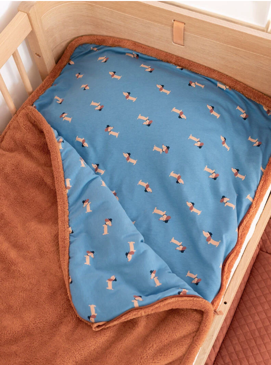 Bemini - Camping bag 70x140 Tog 3 pady softy + jersey - Noisette