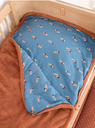 Bemini - Camping bag 70x140 Tog 3 pady softy + jersey - Noisette