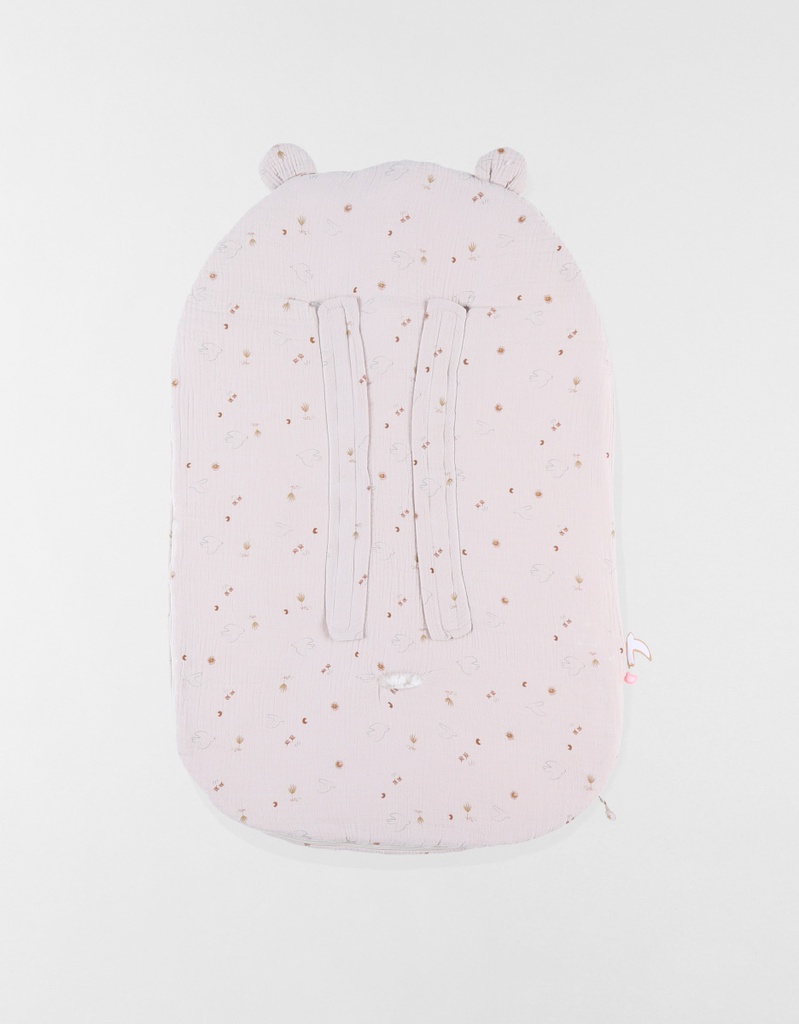 Noukie's - Nid d'ange Jersey et fausse fourrure - Bleu