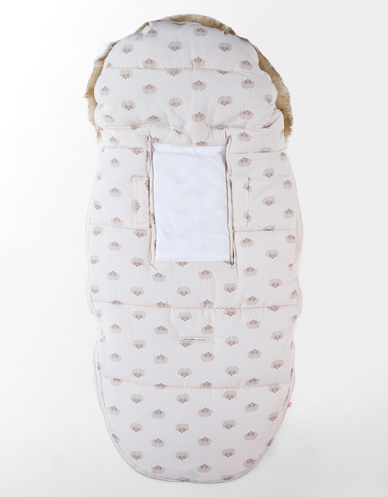 Nookie's - Couverture 75x100 cm en Veloudoux - Bali et Moka