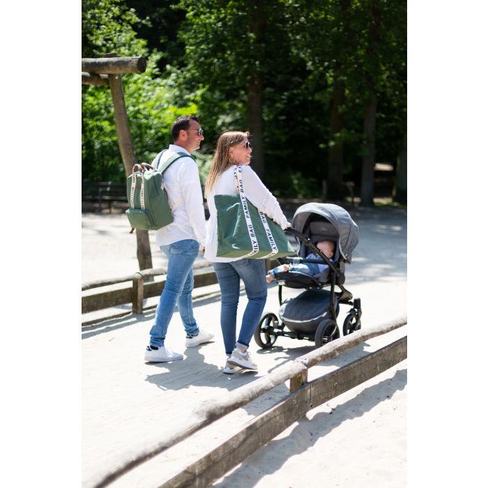 Childhome – Sac à Langer Family Bag Canvas – Vert