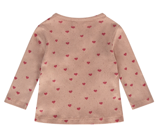 A Tiny Story (by Babyface) - Blouse cache-coeur motifs coeurs - Corail