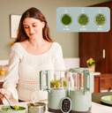 Babymoov - Robot en verre cuisson rapide - Nutribaby Glass Celadon