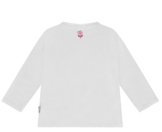 STAINS &amp; STORIES (BY BABYFACE) - T-shirt manches longues Sunshine - Ivory