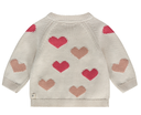 A Tiny Story (by Babyface) - Gilet tricoté bébé motif coeur - Pearl