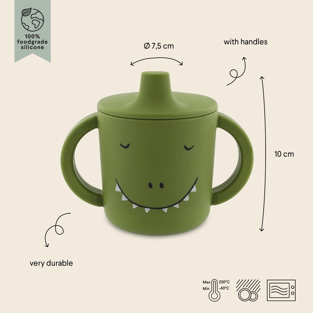 Trixie - Tasse d'apprentissage en silicone - Mrs. Cat