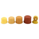 Trixie - Gobelets empilables 5 pcs - Mrs. Rabbit