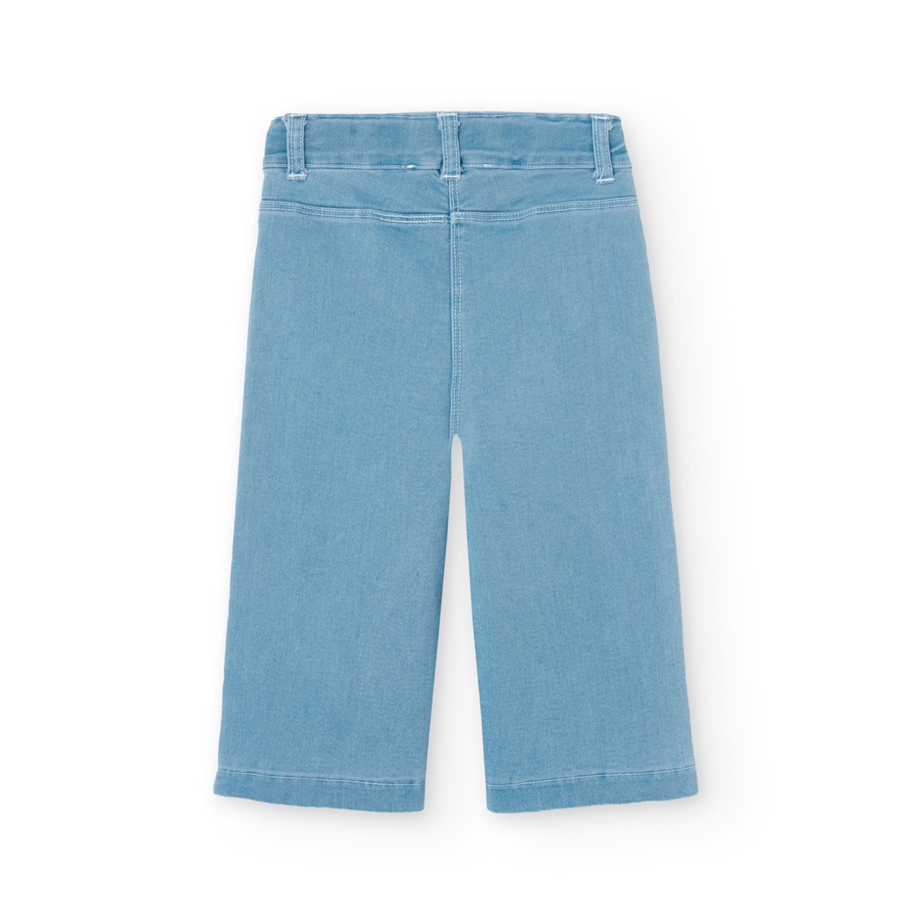 Boboli - jeans maille - fille