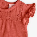 Boboli - T-shirt tricot combiné pour fille