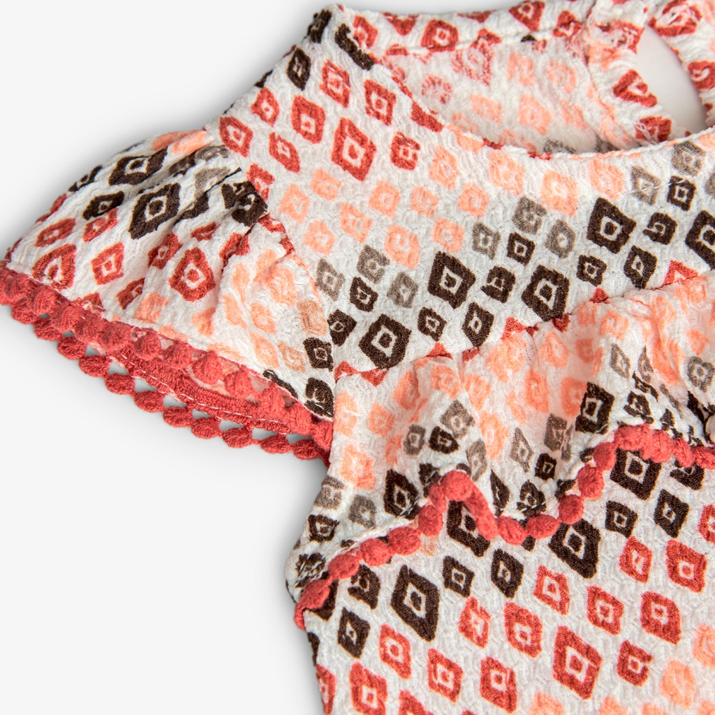 Boboli - T-shirt tricot imprimée pour fille