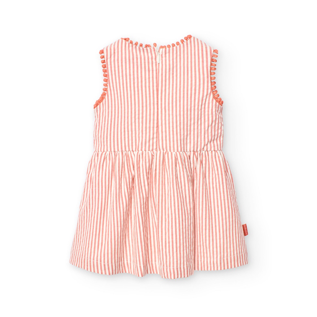 Boboli - Robe en popeline à rayures - fille