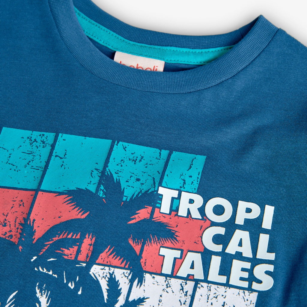 Boboli - t-shirt bleu pour garçon