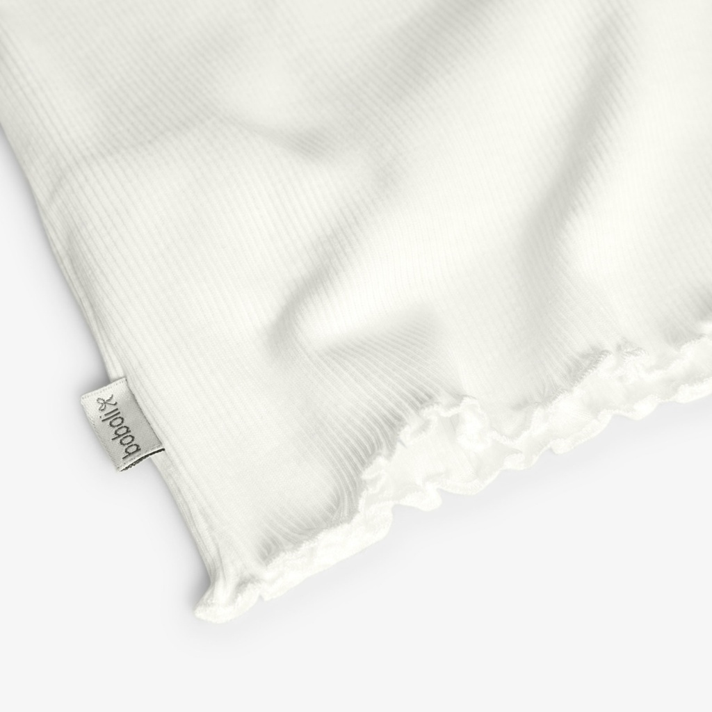 Boboli - t-shirt tricot blanc - fille