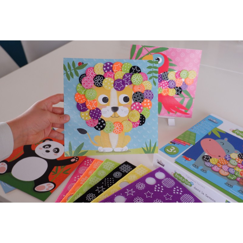 Crealign' - Feutrine dans la savane - 3 ans +