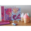 Crealign' - Cartes à créer - sirènes scintillantes - 5 ans +