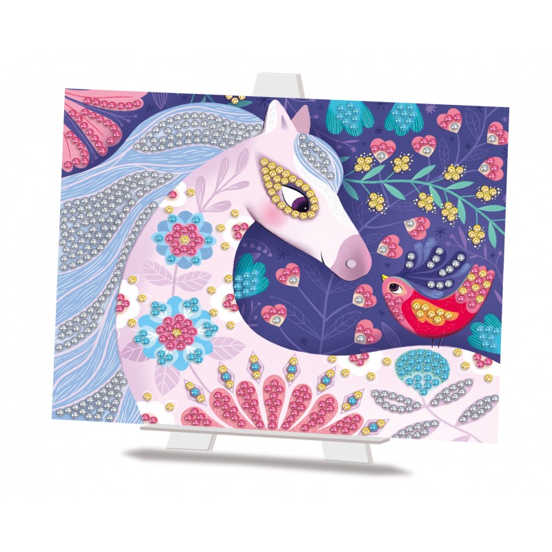 Crealign' - Cartes à créer - chevaux de diamants - 5 ans +