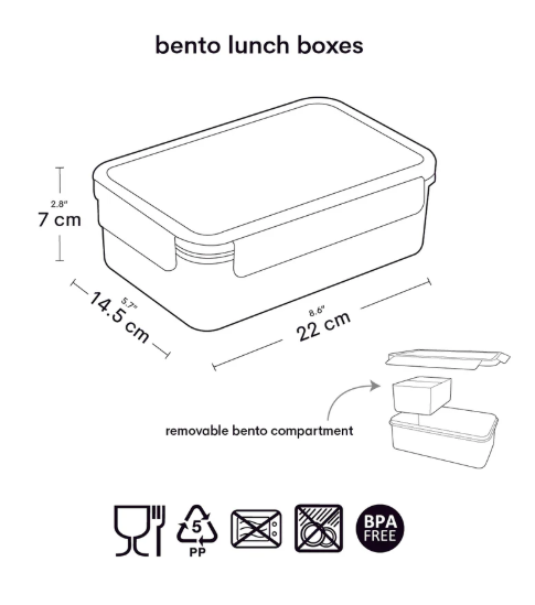 A Little Lovely Company - Bento lunch box - Dinos