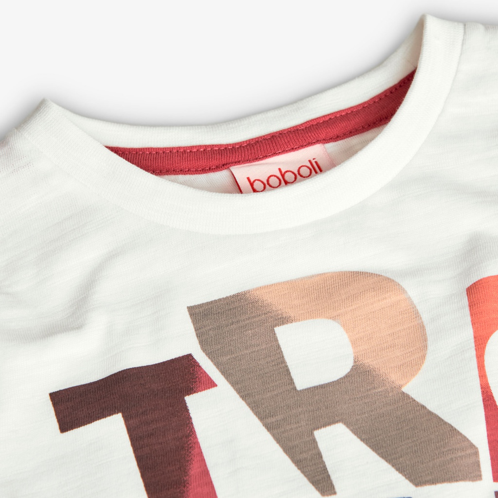Boboli - T-shirt blanc tropical - garçon